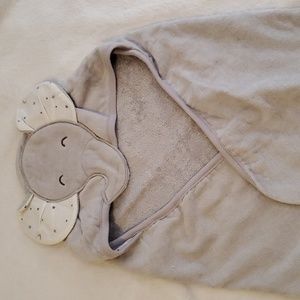 Brand New Carter's cute elephant hooded towel